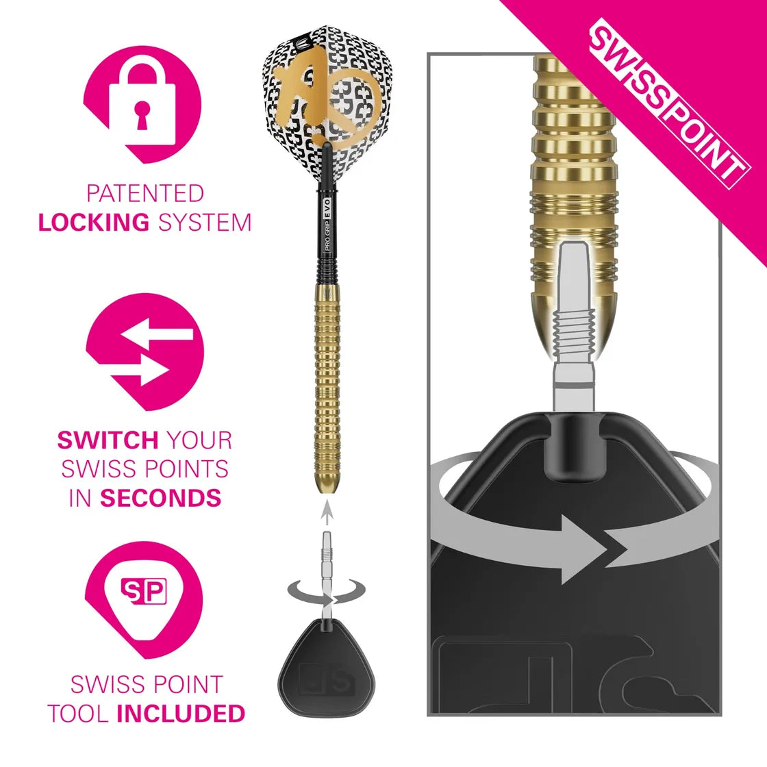 Target - Bolide Envy 04 - 90% - Steeldarts - Direct Darts - 3