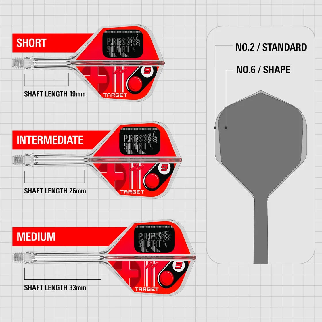 Target - K-Flex - Press Start - No6 - Flight System - Direct Darts - 3