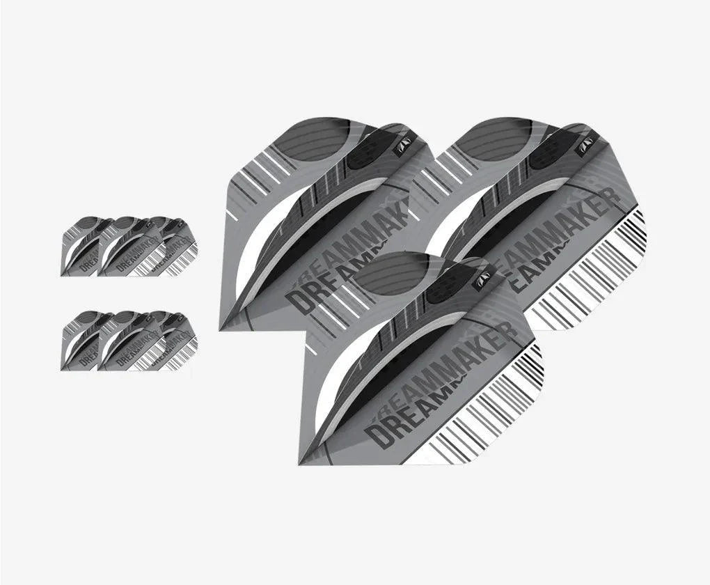 Target - Dimitri Van Den Bergh Echo No6 (9 Stück) - 100 Micron - Dart Flights - Direct Darts - 1