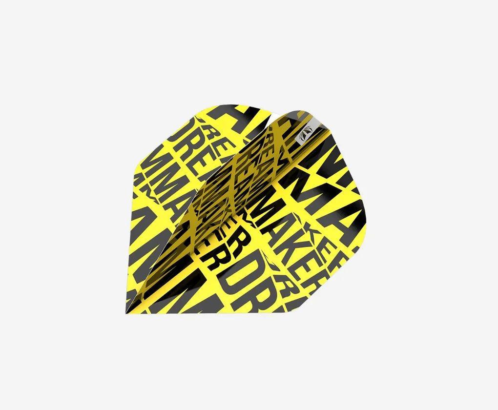 Target - Dimitri Van Den Bergh - Pro.Ultra - Gelb - No2 - 100 Micron - Dart Flights - Direct Darts - 1