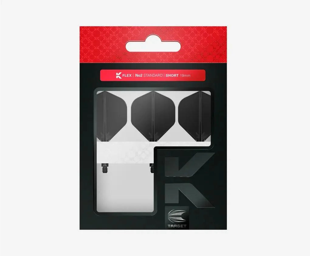 Target - K-Flex - No2 - Schwarz - Flight System - Direct Darts - 3