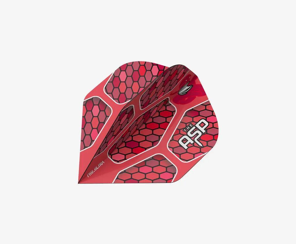 Target - Nathan Aspinall - Pro.Ultra - Rot - No2 - 100 Micron - Dart Flights - Direct Darts - 1