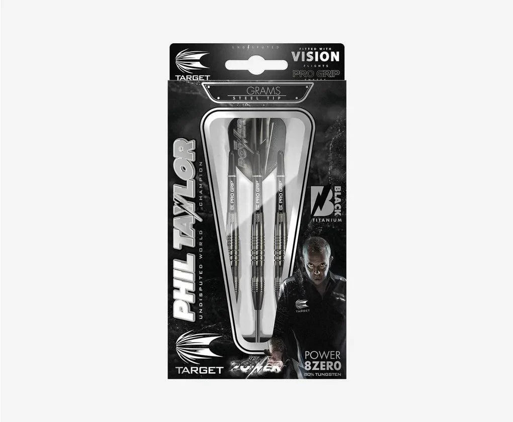 Target - Power 8Zero 3 Schwarz - Steeldarts - Direct Darts - 2