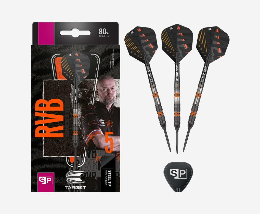 Target - Raymond Van Barneveld Schwarz 80% - Steeldarts - Direct Darts - 2