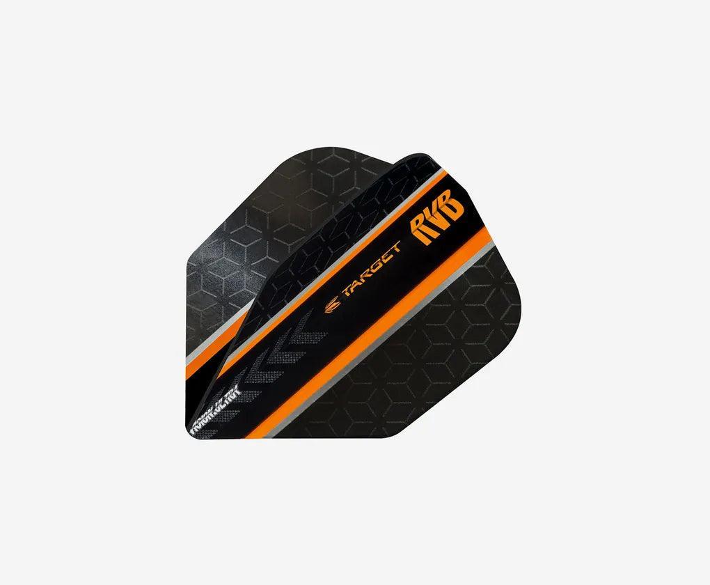 Target - Rvb - Vision.Ultra - Schwarz - 100 Micron - Dart Flights - Direct Darts - 1