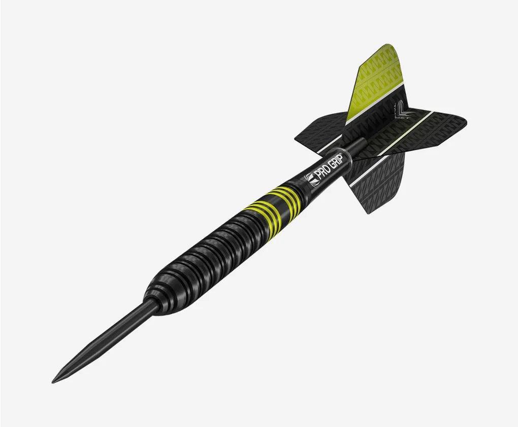 Target - Vapor8 Schwarz & Gelb 80% - Steeldarts - Direct Darts - 1