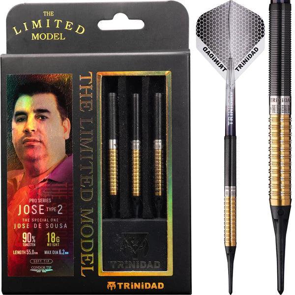 Trinidad Pro - Jose De Sousa 90% - Type 2 - Gold - Softdarts - Direct Darts - 1