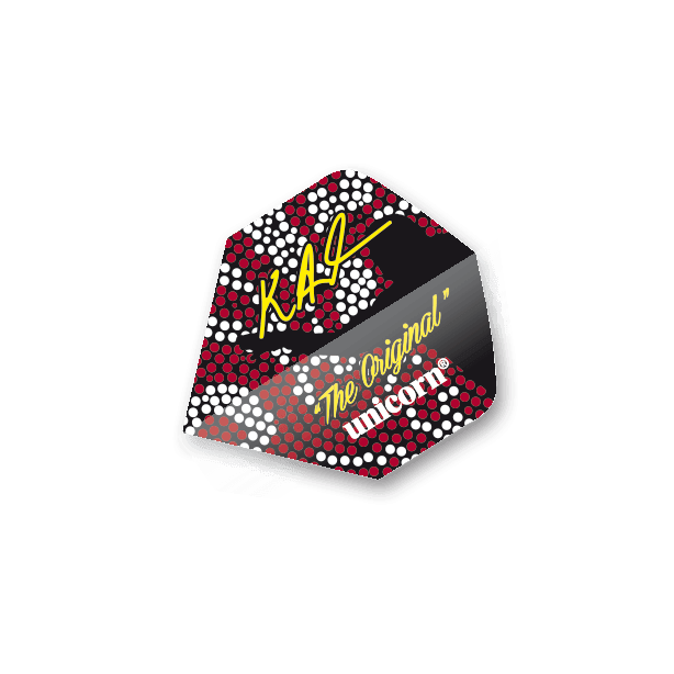 Unicorn - Authentic - Kyle Anderson - Rot - Big Wing - 125 Micron - Dart Flights - Direct Darts - 1
