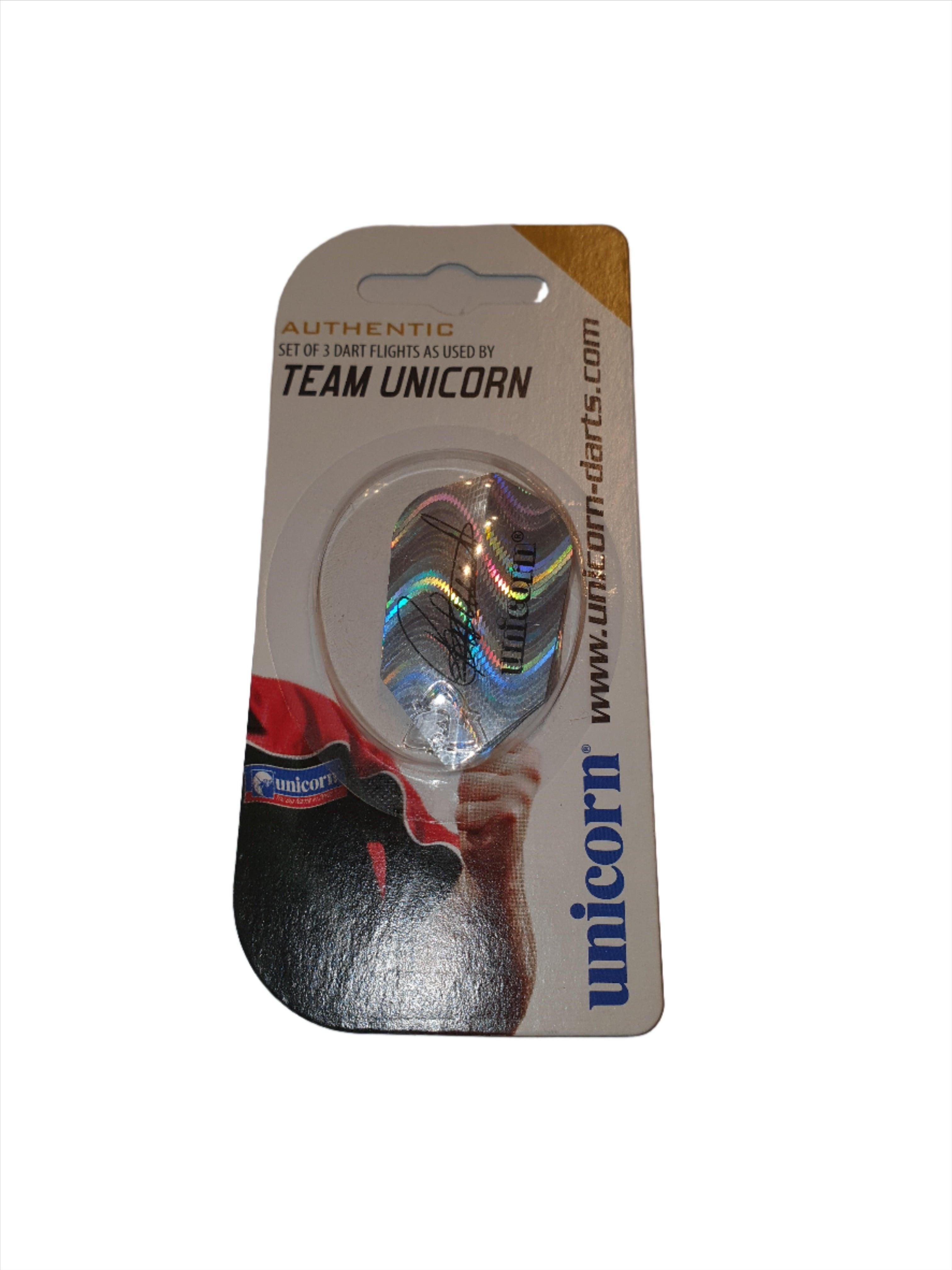 Unicorn - Authentic - Rvb - Silver - Slim - 75 Micron - Dart Flights - Direct Darts - 1