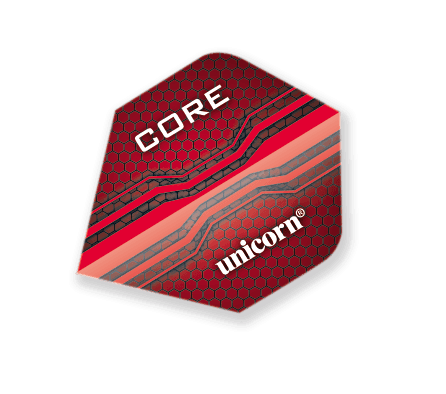 Unicorn - Core Plus Core Rot - 75 Micron - Darts Flights - Direct Darts - 1