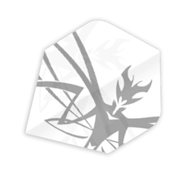 Unicorn - Core Plus Mantis Silver - 75 Micron - Darts Flights - Direct Darts - 1