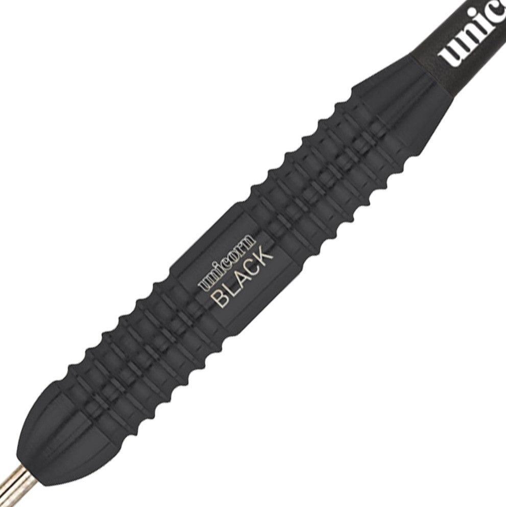 Unicorn - Core Plus Win Schwarz Brass - Steeldarts - Direct Darts - 1