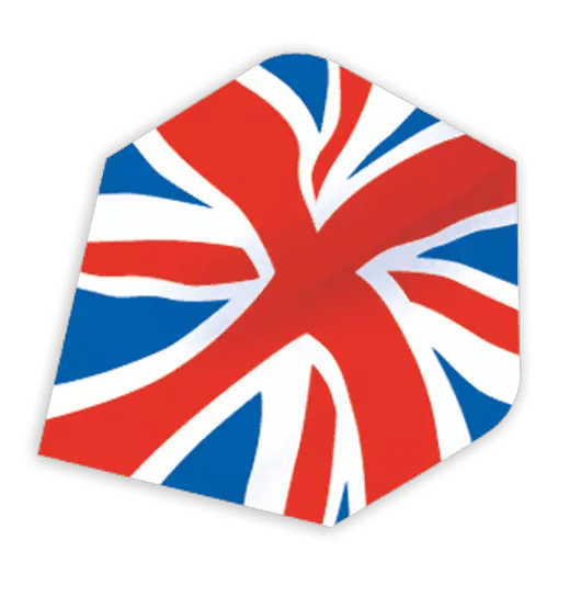 Unicorn - Core - Polyflite - Union Jack Flag - Slim - 75 Micron - Dart Flights - Direct Darts - 1