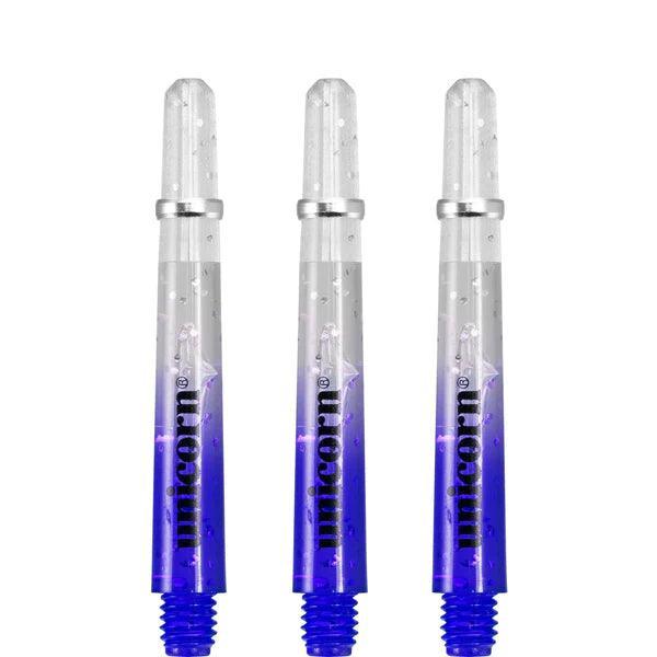 Unicorn - Gripper 4 Elememts 2 Tone Blau/Víztisztíta - Dart Shafts - Direct Darts - 3