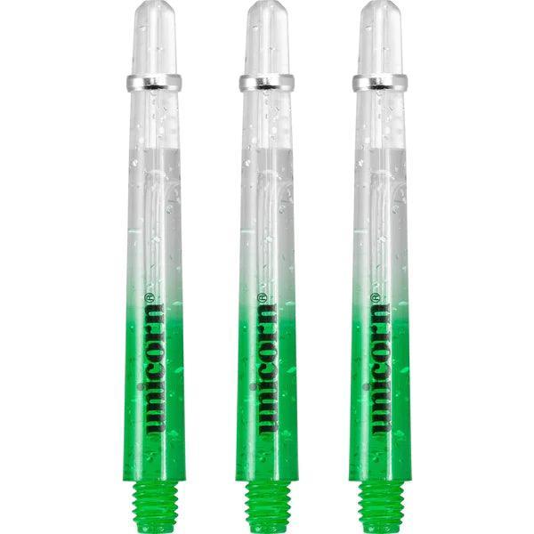 Unicorn - Gripper 4 Elememts 2 Tone Grün/Víztisztíta - Dart Shafts - Direct Darts - 2