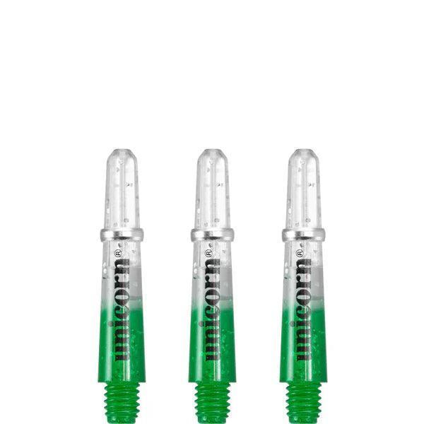 Unicorn - Gripper 4 Elememts 2 Tone Grün/Víztisztíta - Dart Shafts - Direct Darts - 5