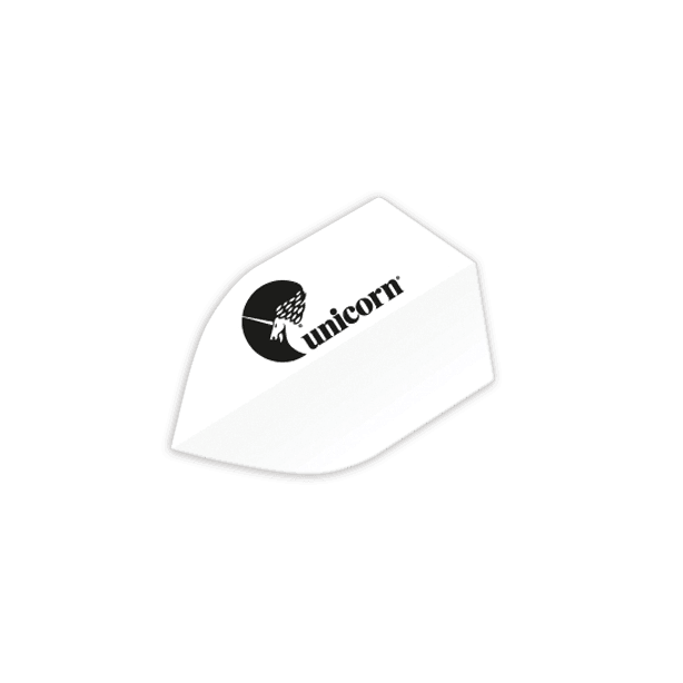 Unicorn - Maestro - White - Shield - 100 Micron - Dart Flights - Direct Darts - 1