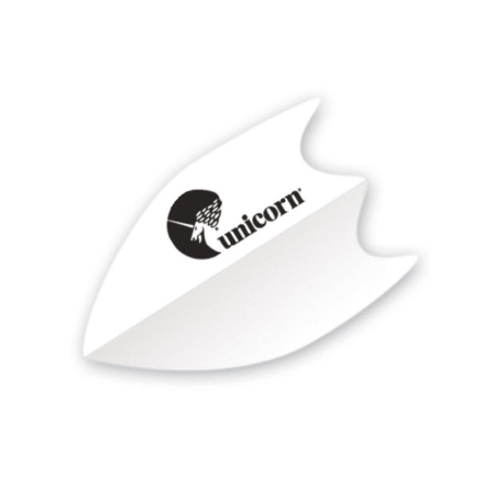 Unicorn - Super Maestro - White - Fin - 125 Micron - Dart Flights - Direct Darts - 1