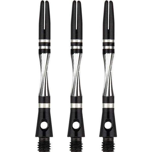 Unicorn - Twist Aluminium Schwarz - Dart Shafts - Direct Darts - 1
