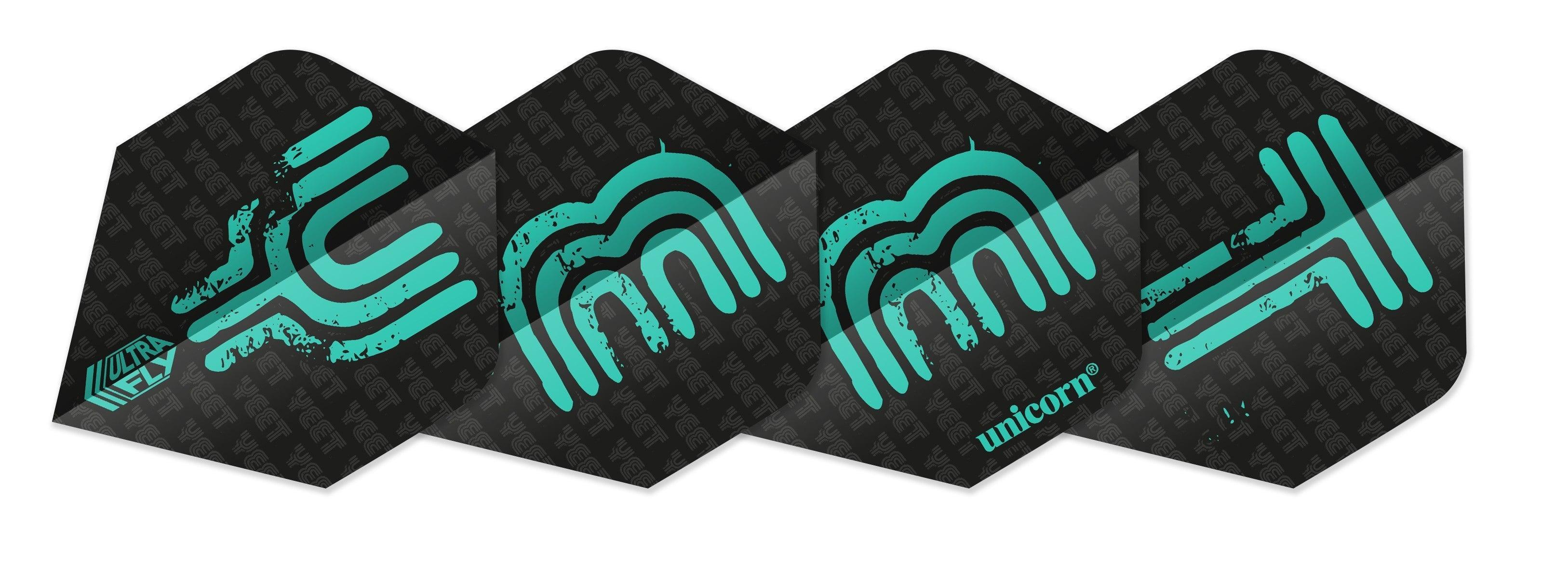 Unicorn - Ultrafly Plus Yeet Aqua - 100 Micron - Darts Flights - Direct Darts - 1