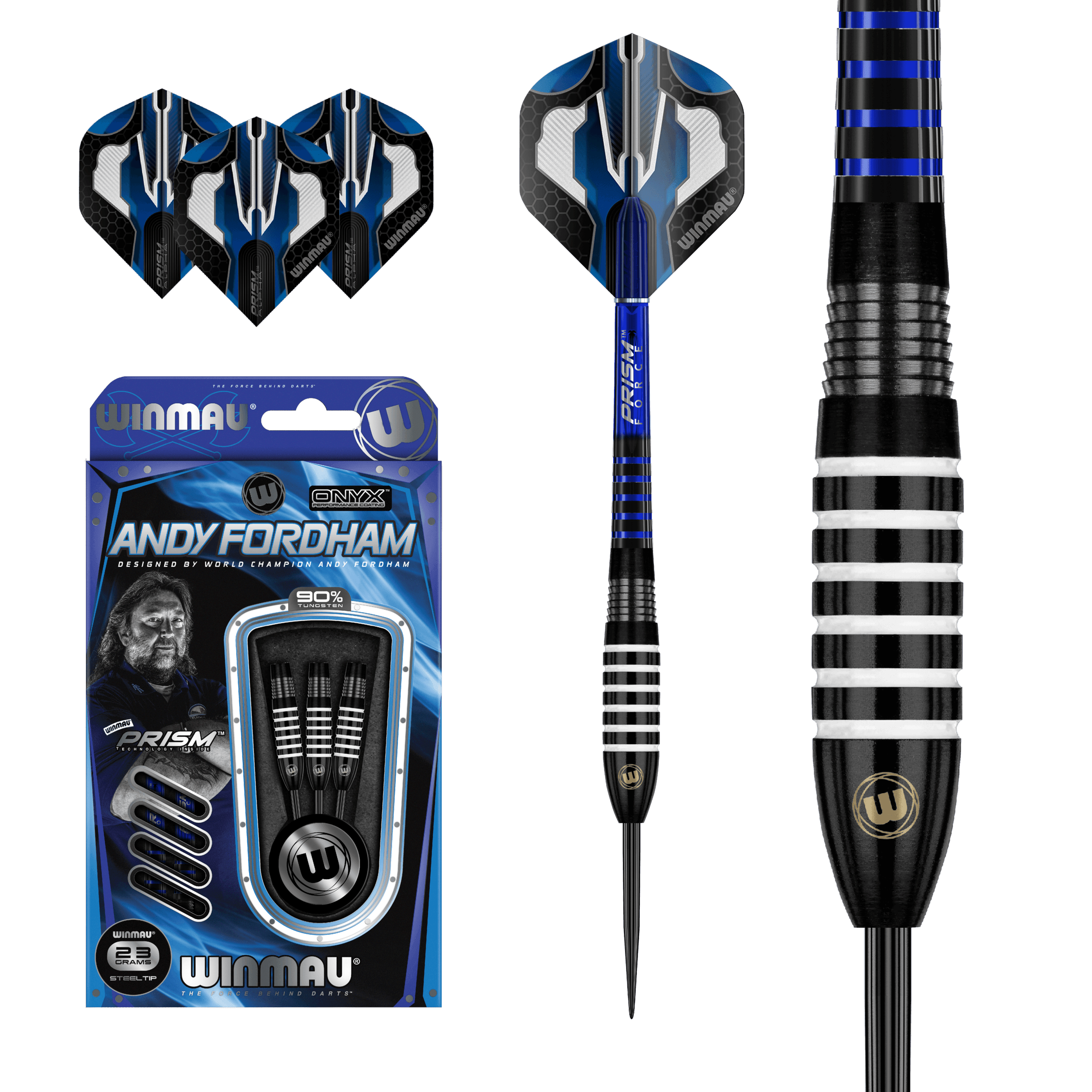 Winmau - Andy Fordham 90% - Steeldarts - Direct Darts - 2