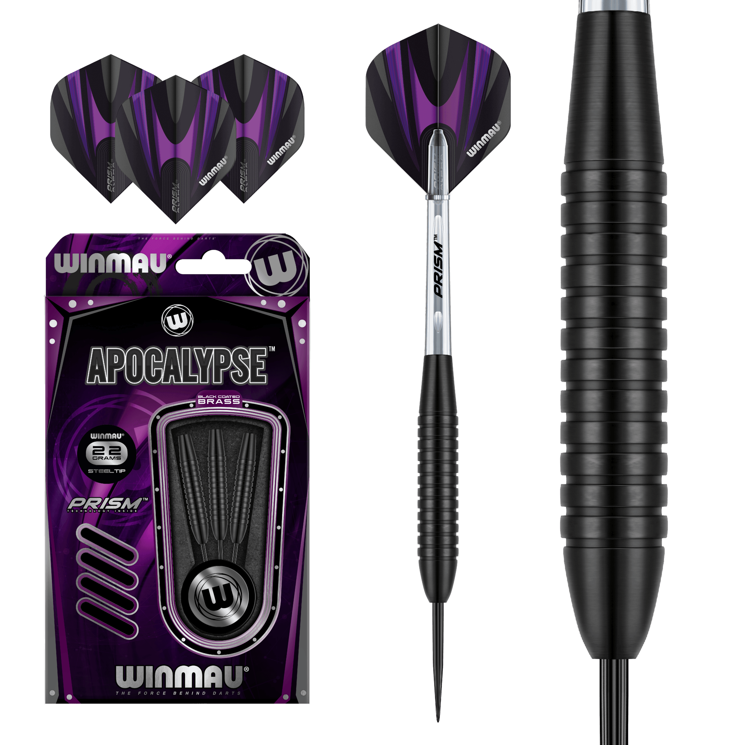 Winmau - Apocalypse Brass Style 2 - Steeldarts - Direct Darts - 2