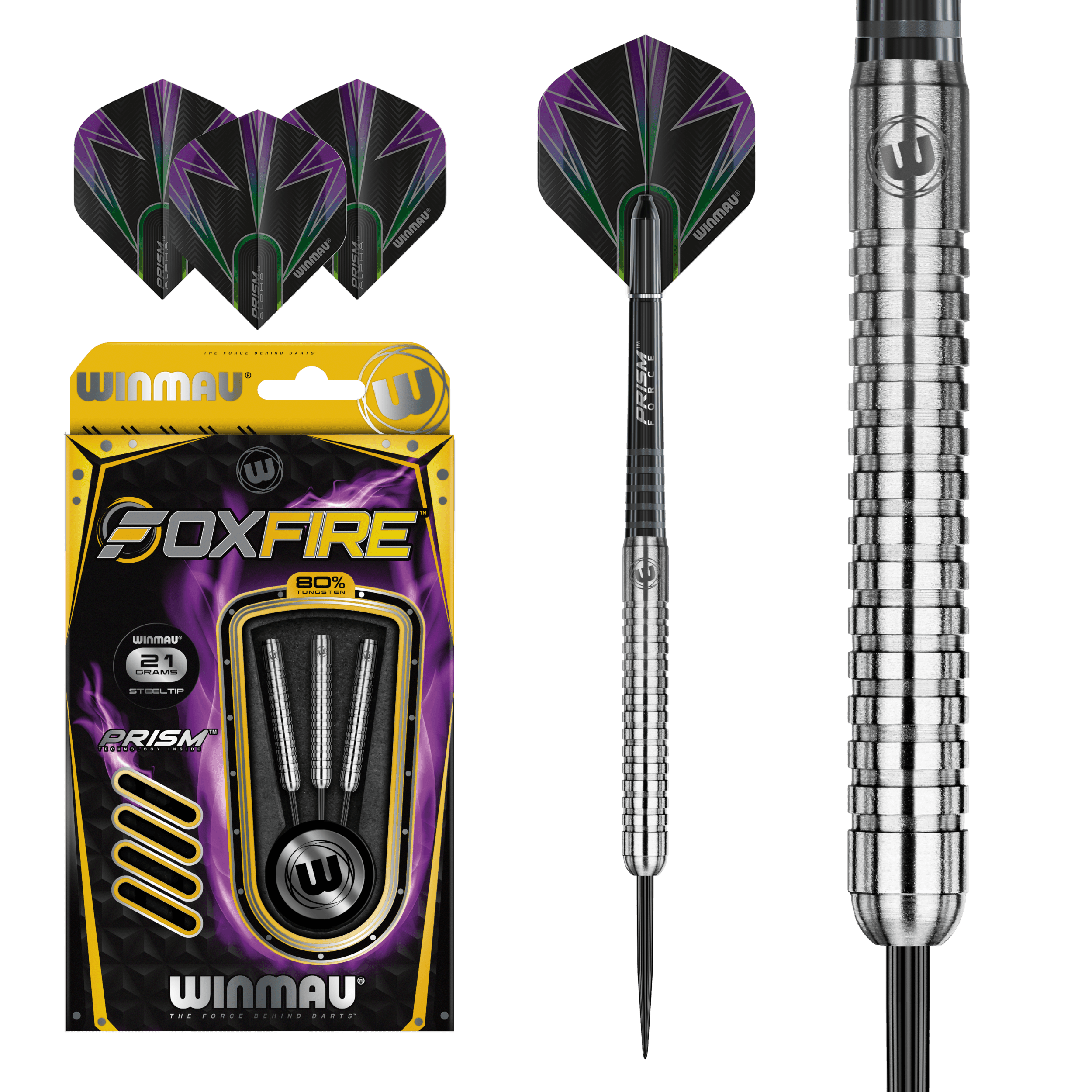 Winmau - Foxfire 80% V1 - Steeldarts - Direct Darts - 2