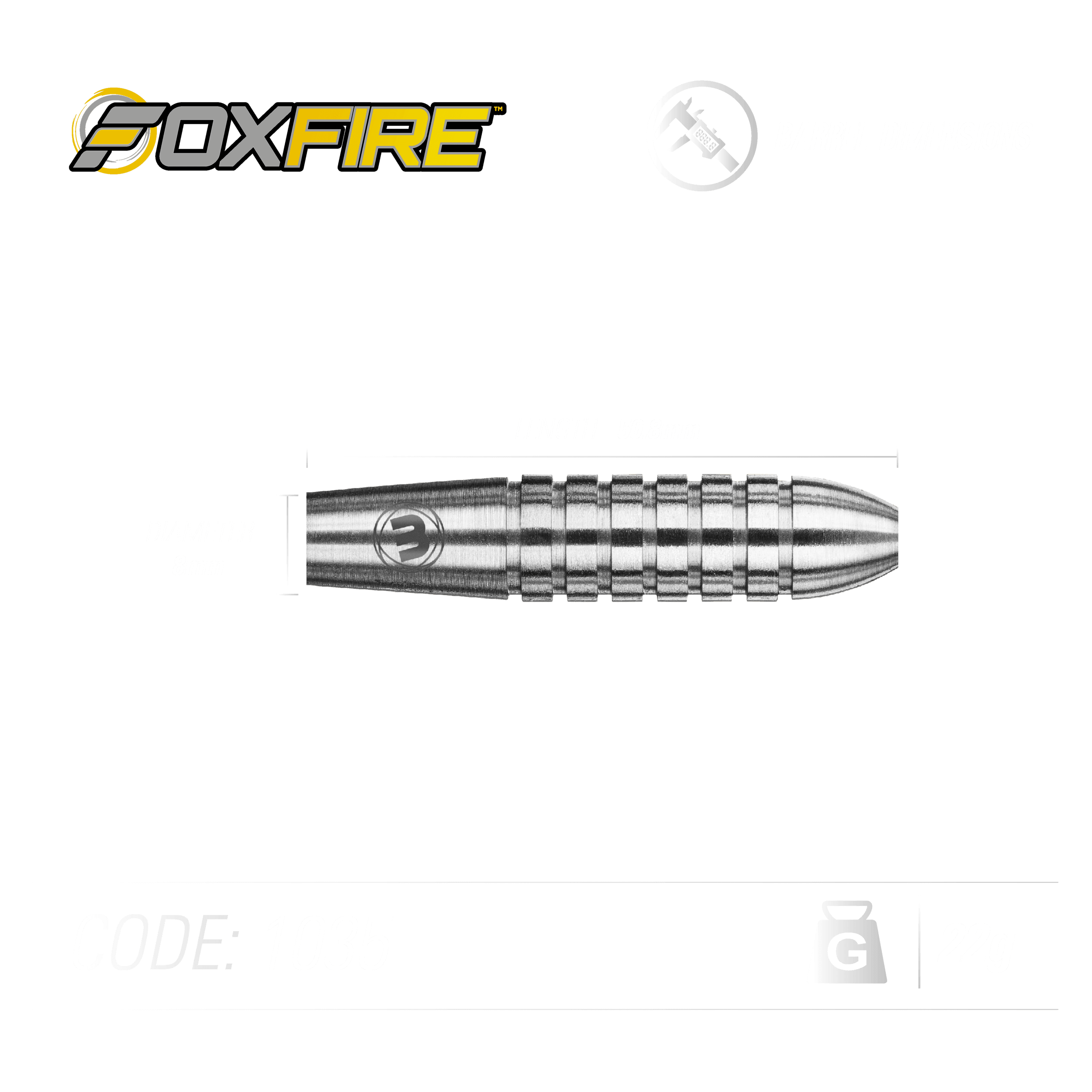 Winmau - Foxfire 80% V2 - Steeldarts - Direct Darts - 4