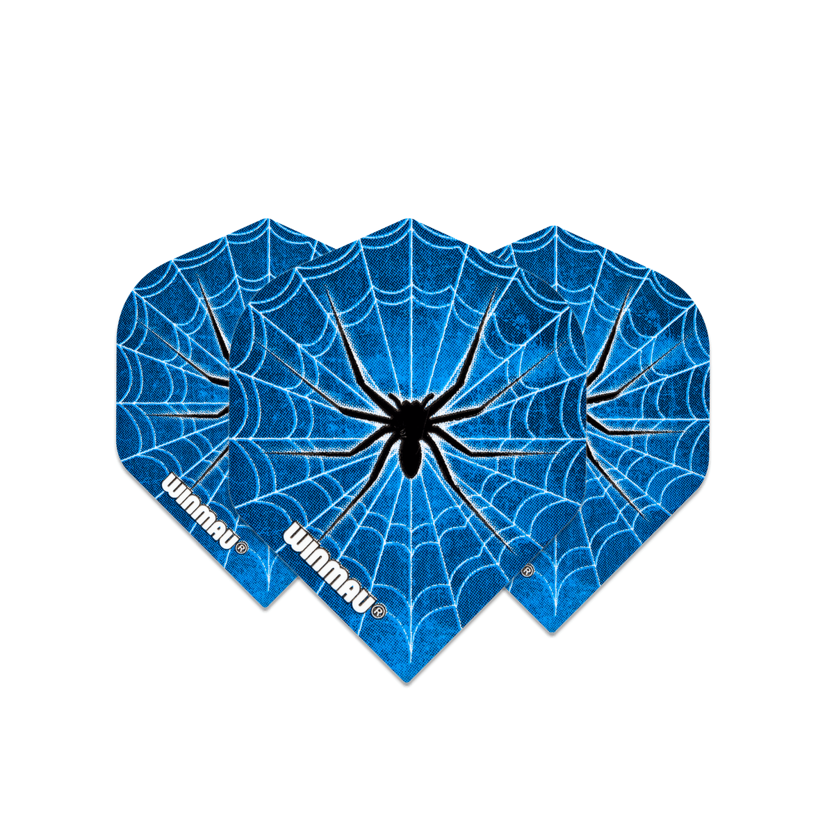 Winmau - Mega Standard Blau Pók - 75 Micron - Dart Flights - Direct Darts - 1