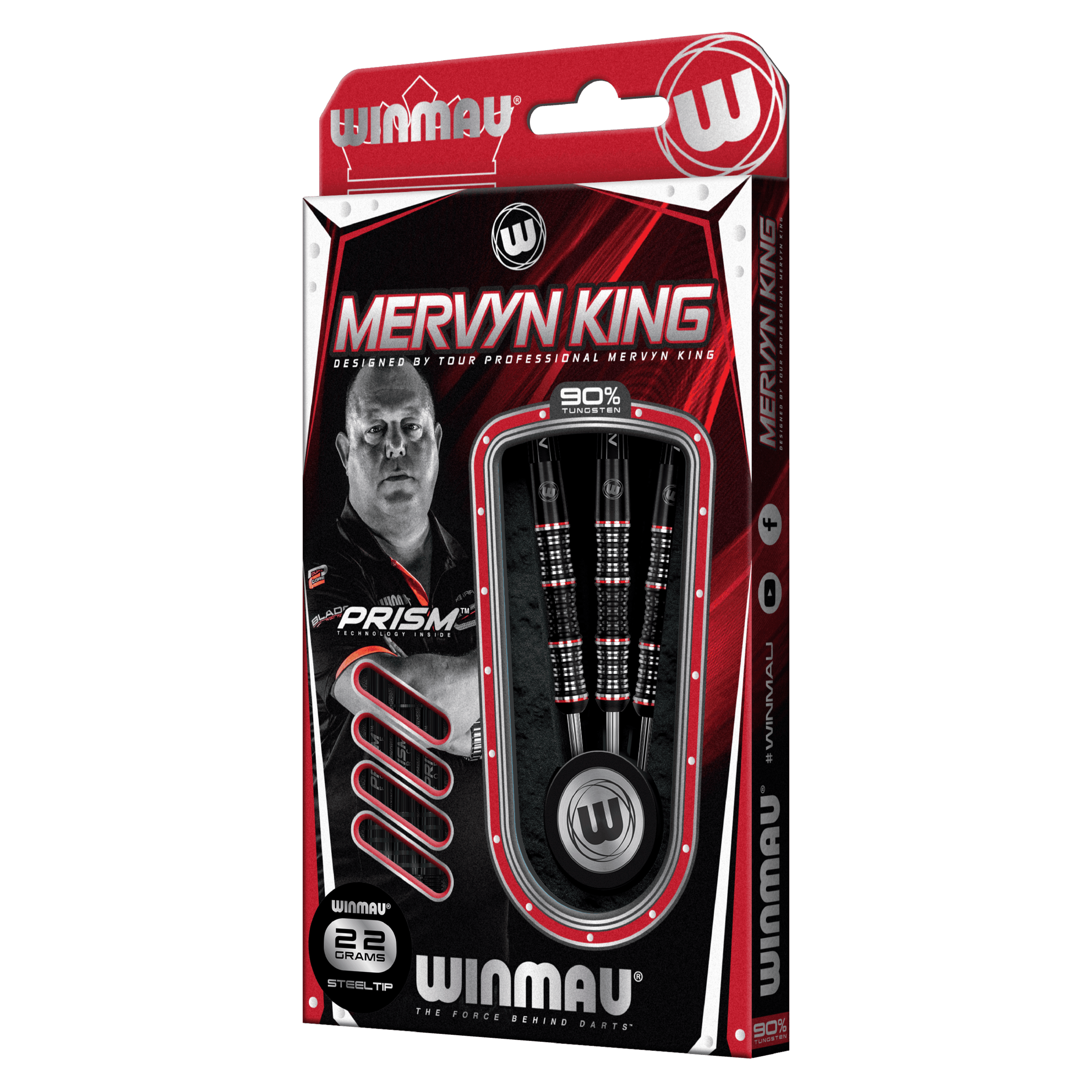 Winmau - Mervyn King Special Edition 90% - Steeldarts - Direct Darts - 3
