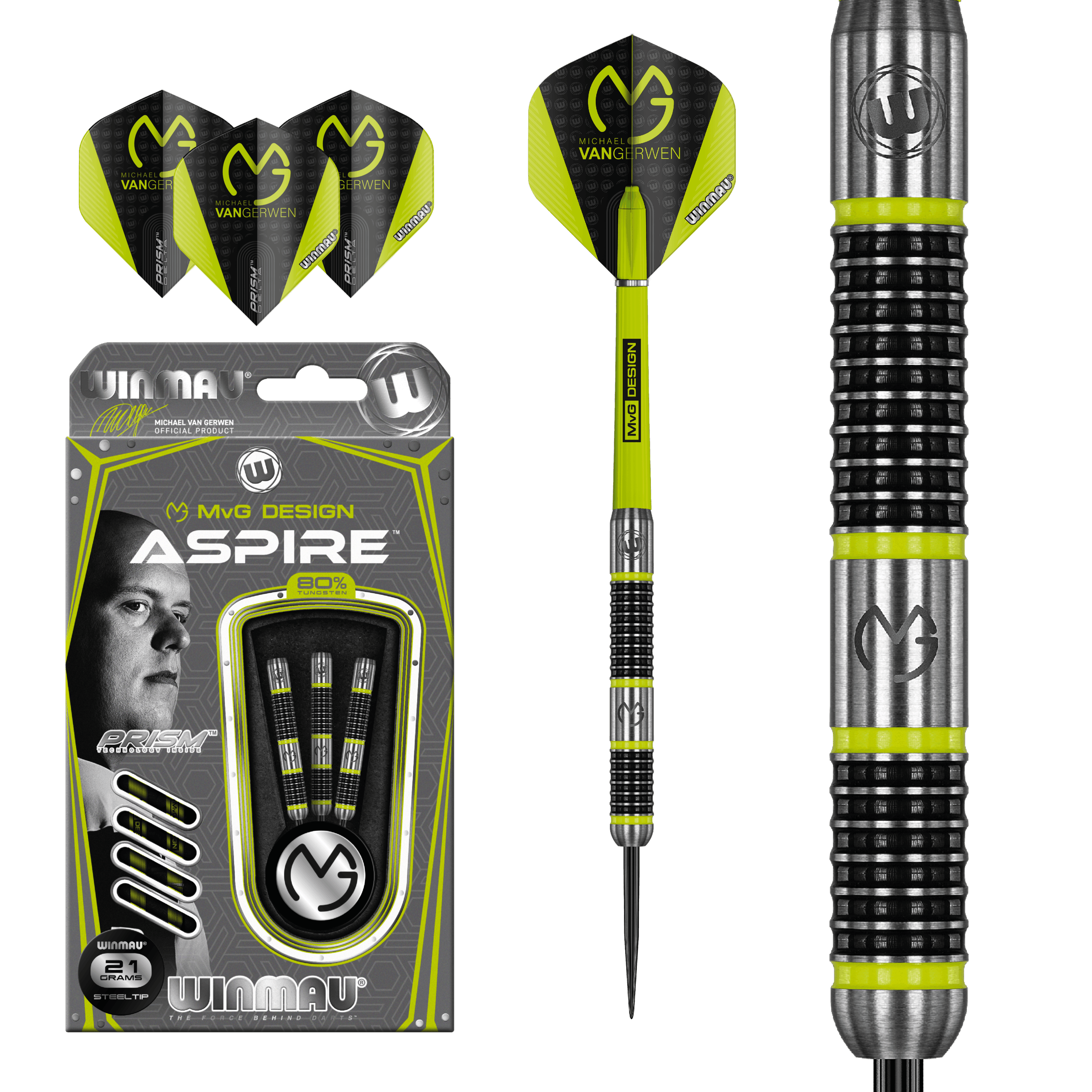 Winmau - Mvg Aspire 80% - Steeldarts - Direct Darts - 2