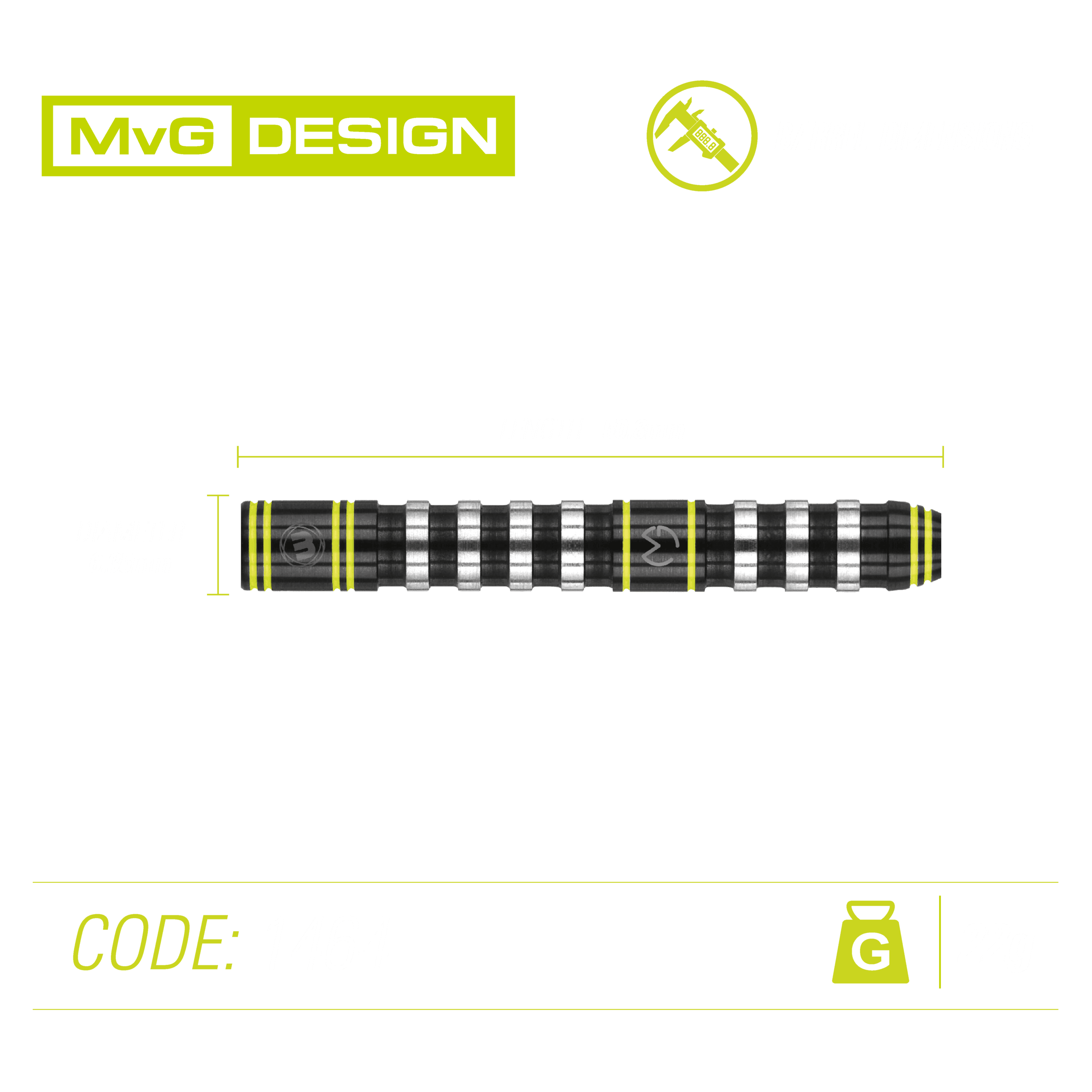 Winmau - Mvg Assault 90% - Steeldarts - Direct Darts - 4