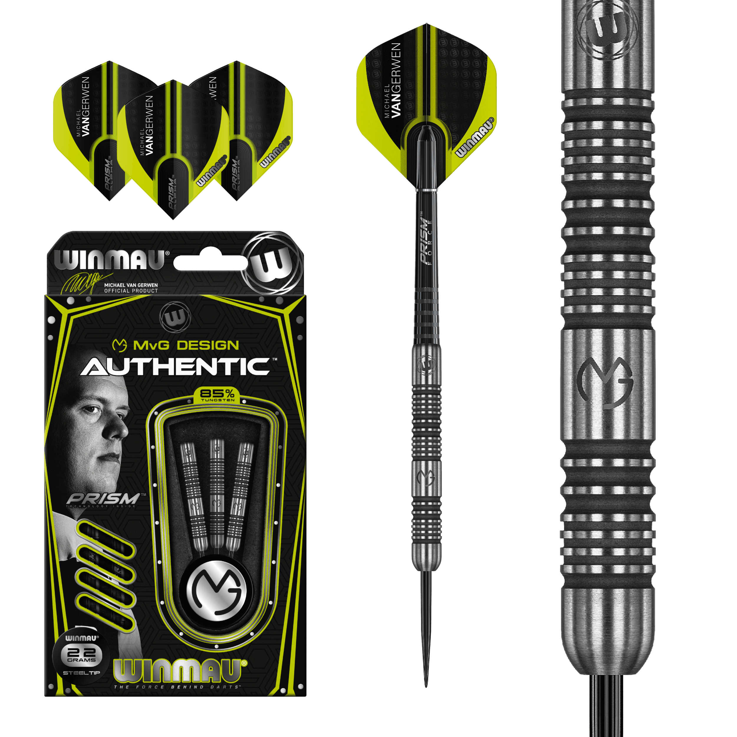 Winmau - Mvg Authentic 85% - Steeldarts - Direct Darts - 2