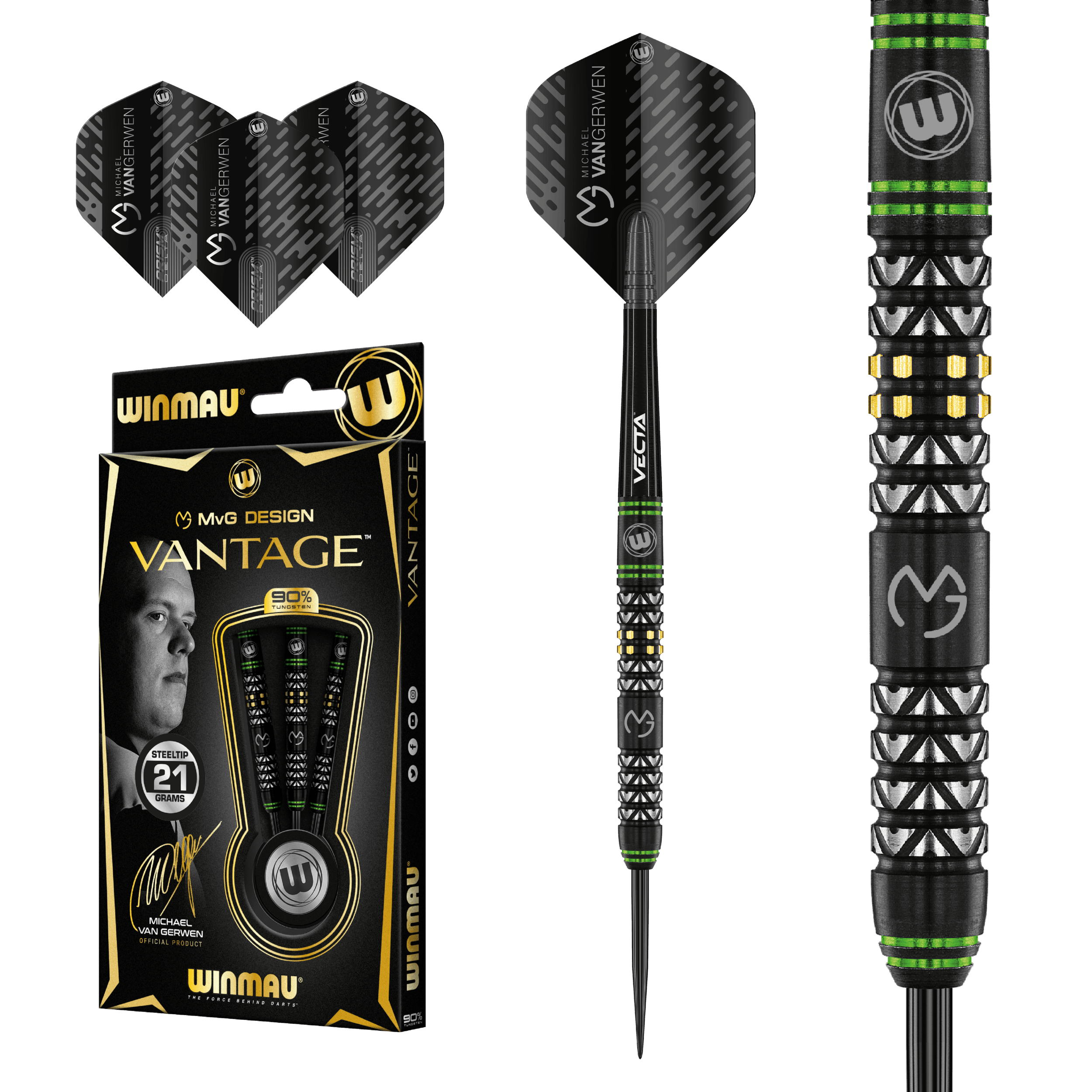 Winmau - Mvg Vantage 90% - Steeldarts - Direct Darts - 2