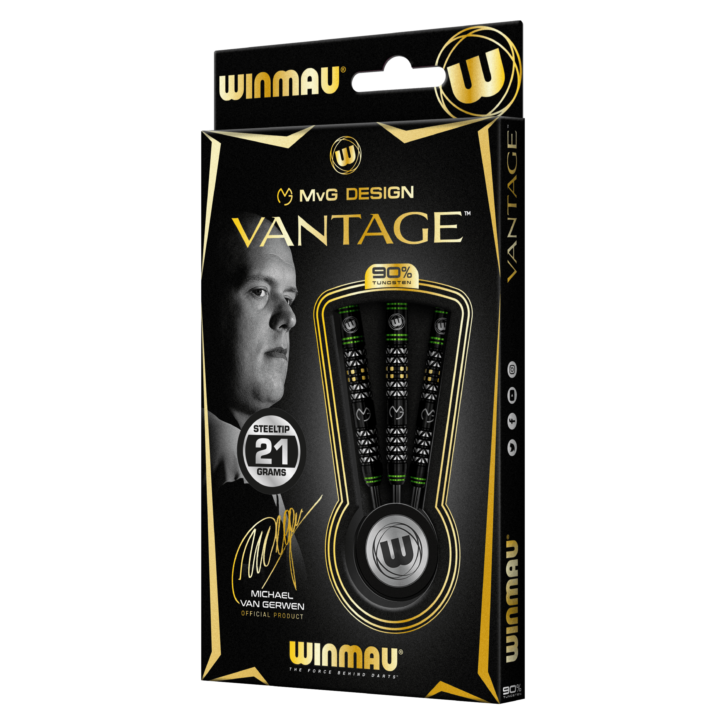 Winmau - Mvg Vantage 90% - Steeldarts - Direct Darts - 3