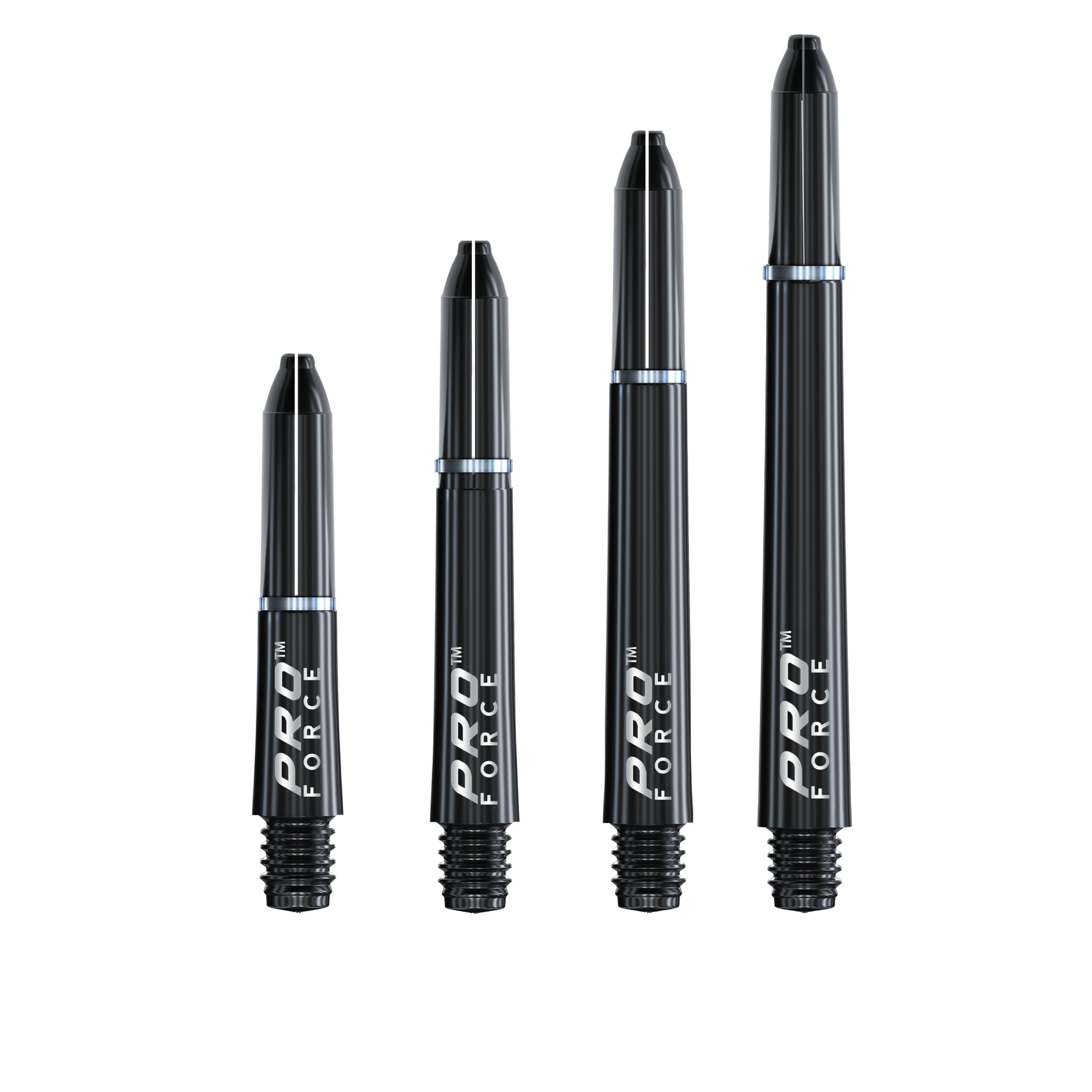 Winmau - Pro-Force Schwarz - Dart Shafts - Direct Darts - 1