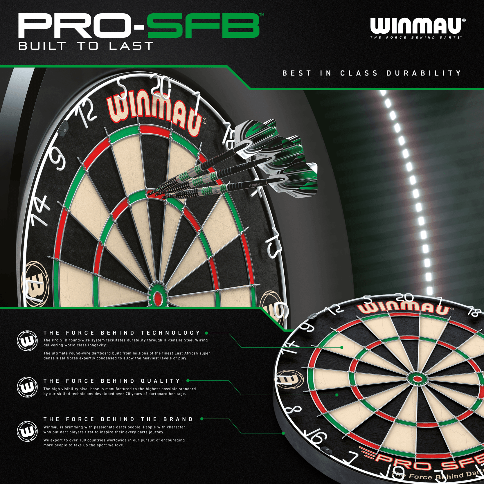 Winmau - Pro Sfb - Dartscheiben - Direct Darts - 7