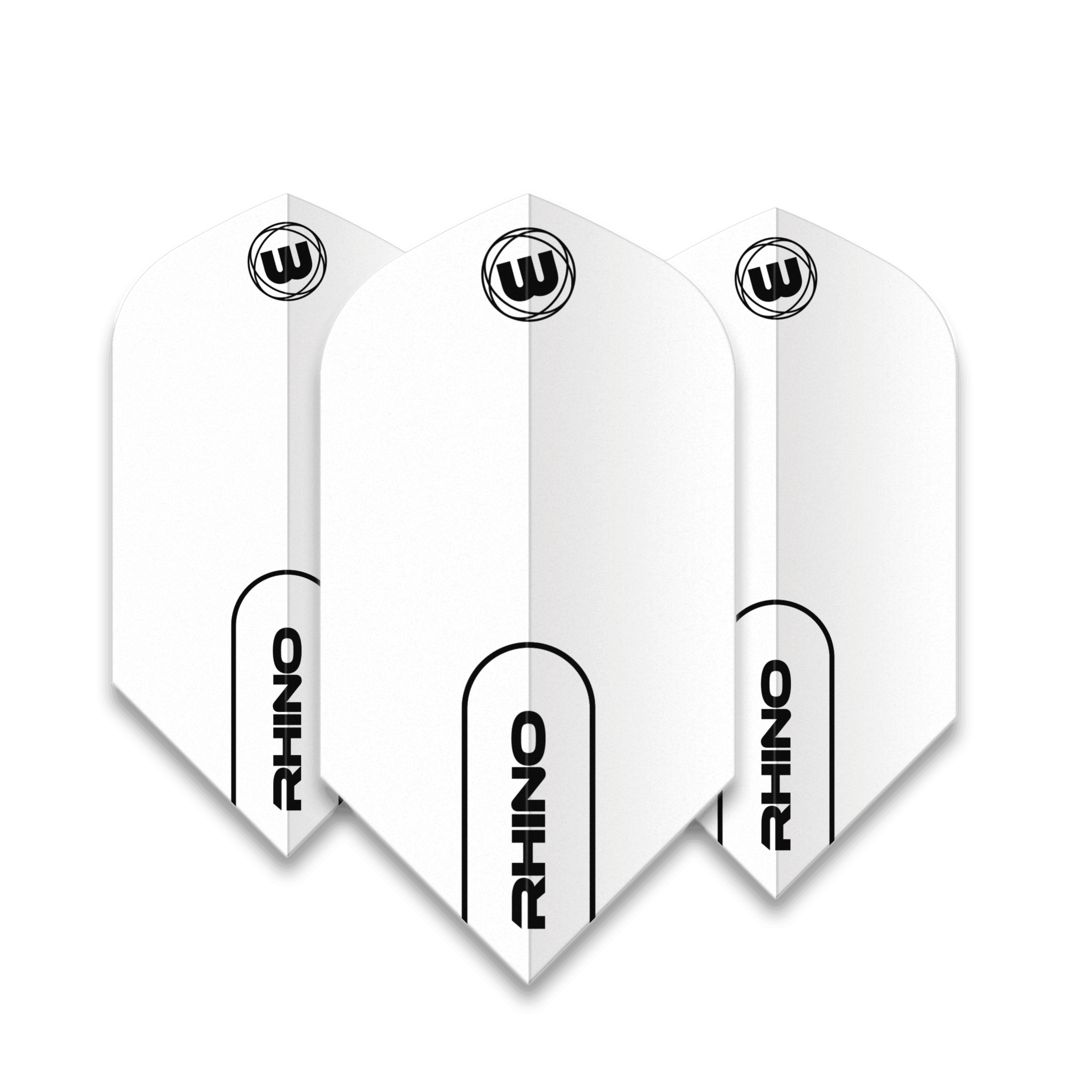 Winmau - Rhino Slim Weiß - 75 Micron - Dart Flights - Direct Darts - 1