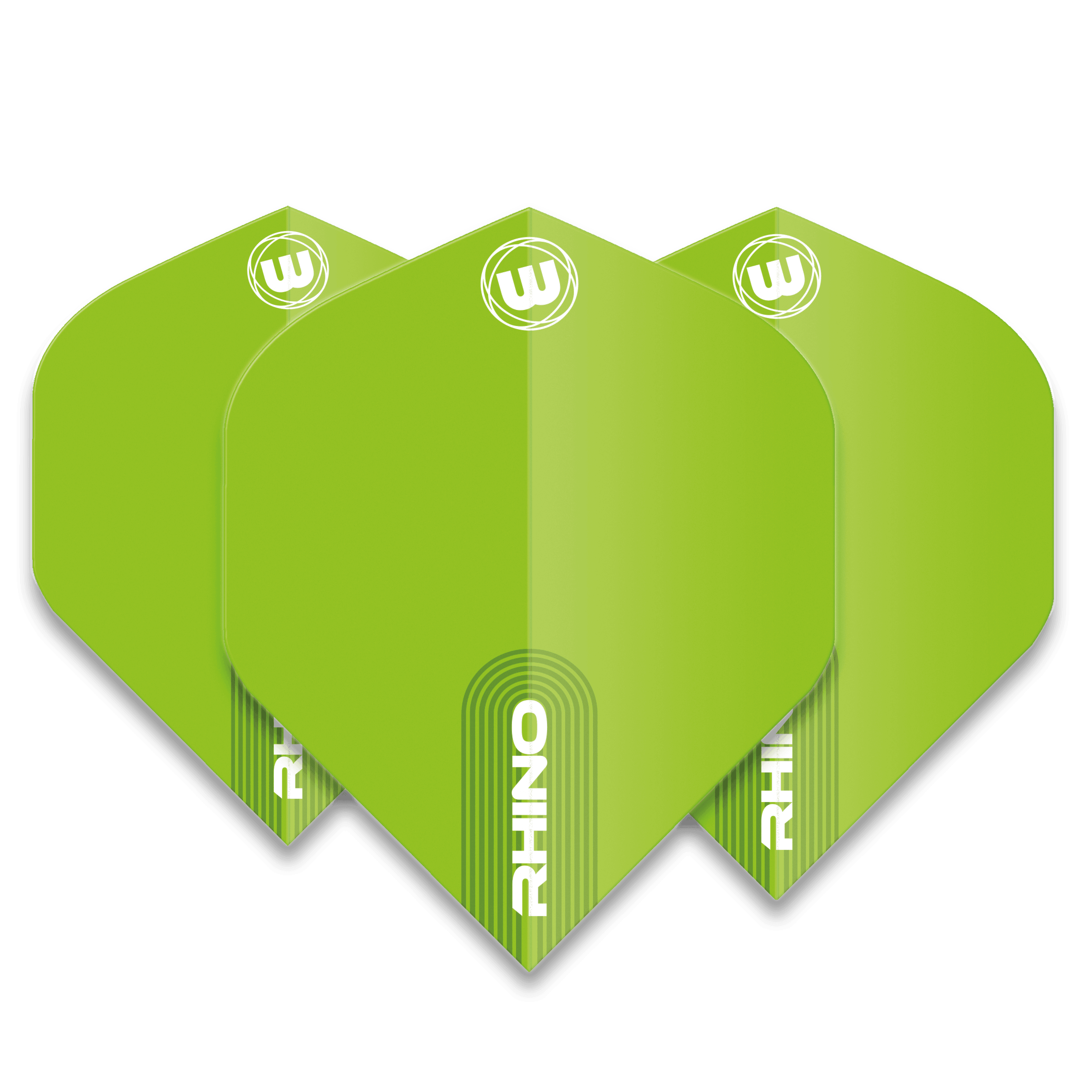 Winmau - Rhino Grün Standard - 100 Micron - Dart Flights - Direct Darts - 1