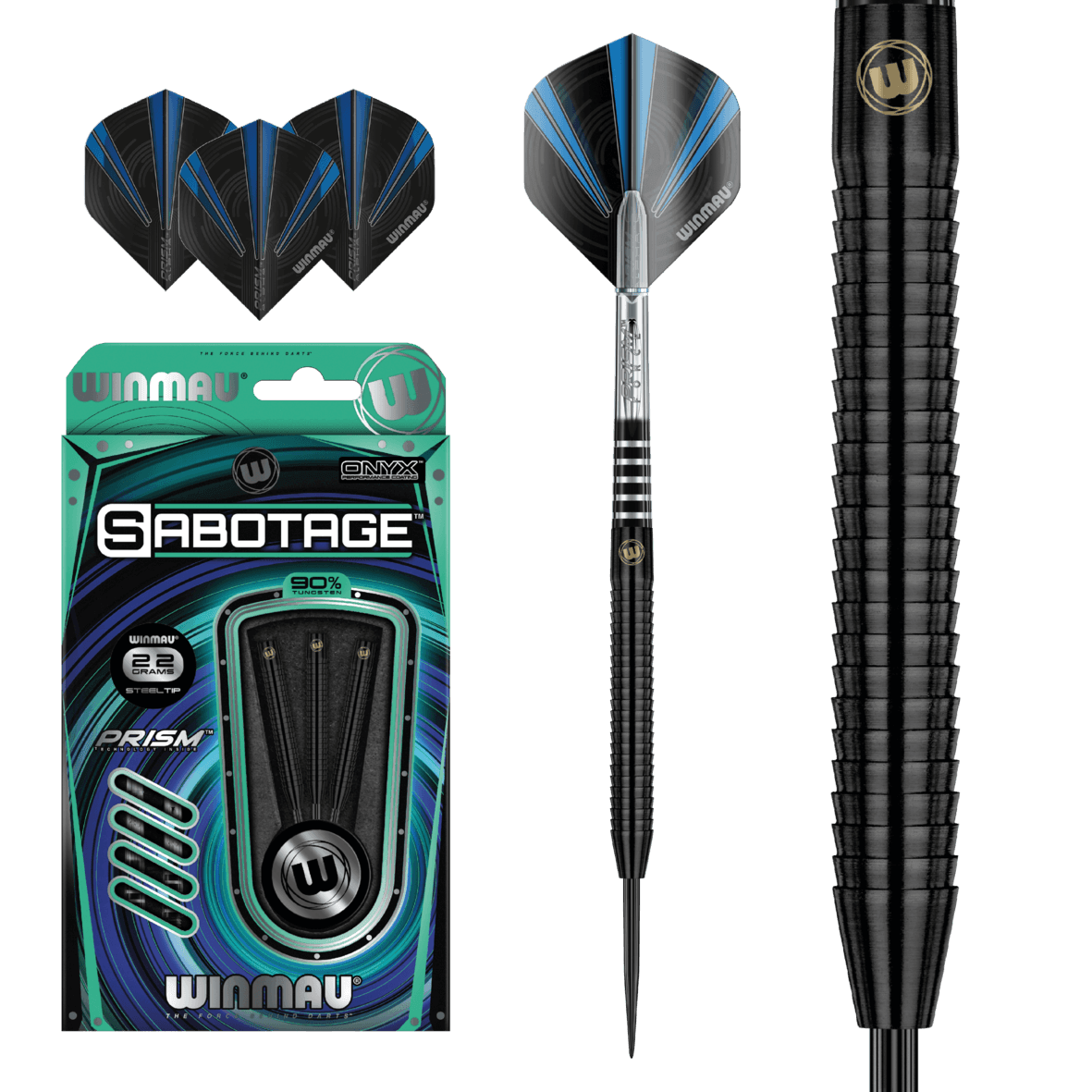 Winmau - Sabotage Onyx 90% - Steeldarts - Direct Darts - 2