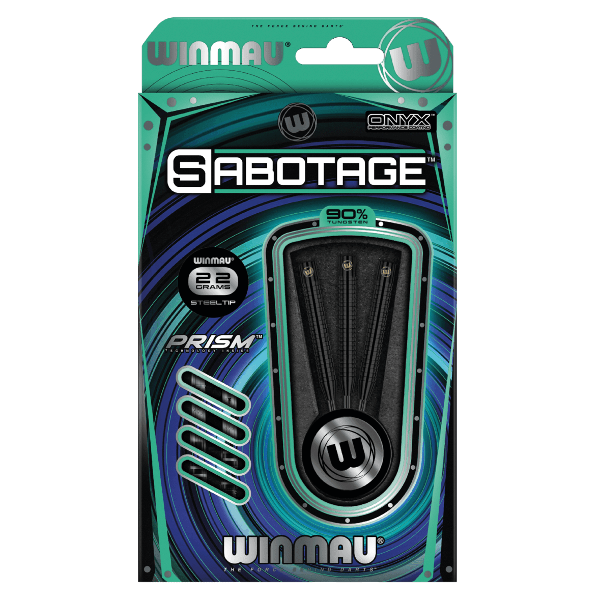 Winmau - Sabotage Onyx 90% - Steeldarts - Direct Darts - 3