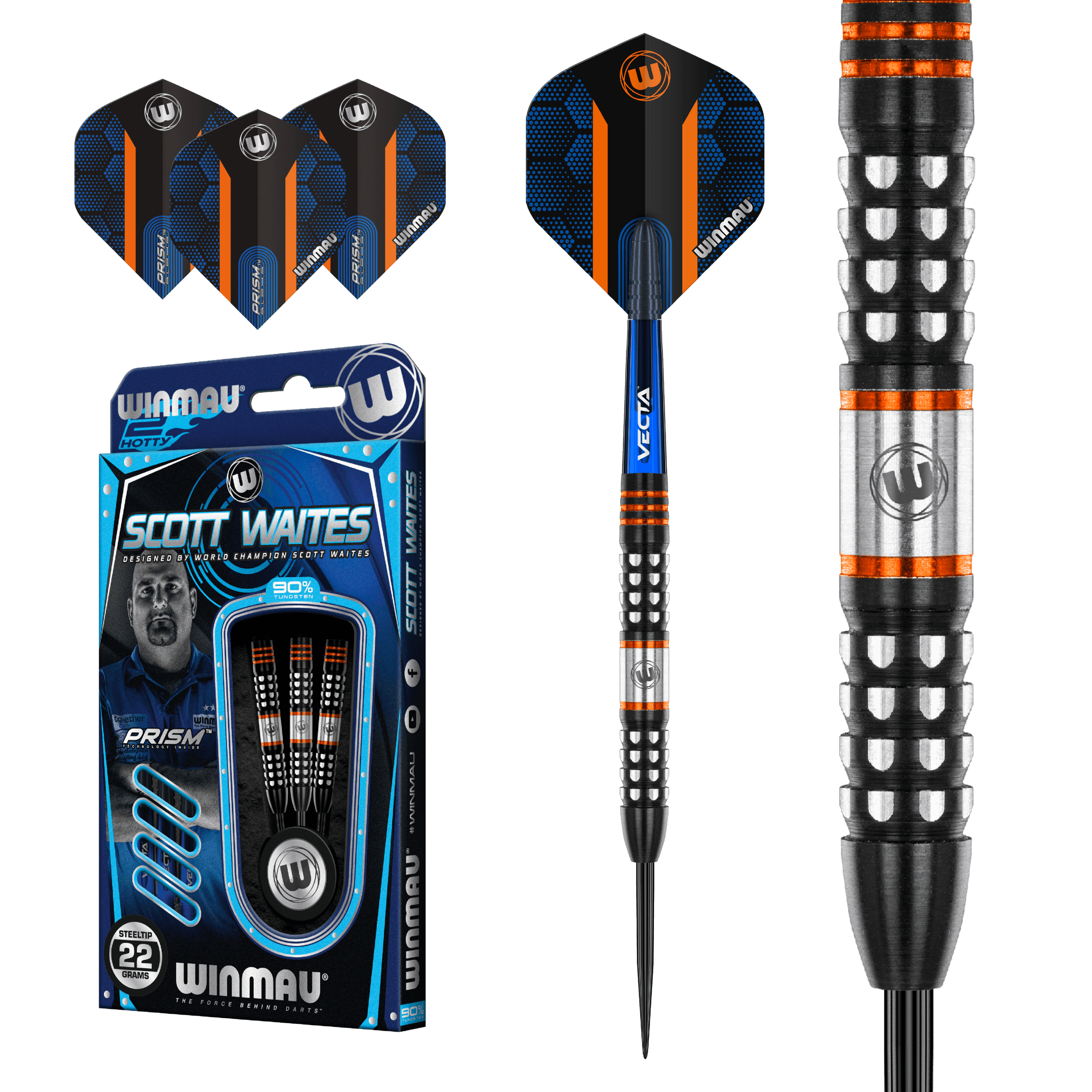 Winmau - Scott Waites 90% - Steeldarts - Direct Darts - 2