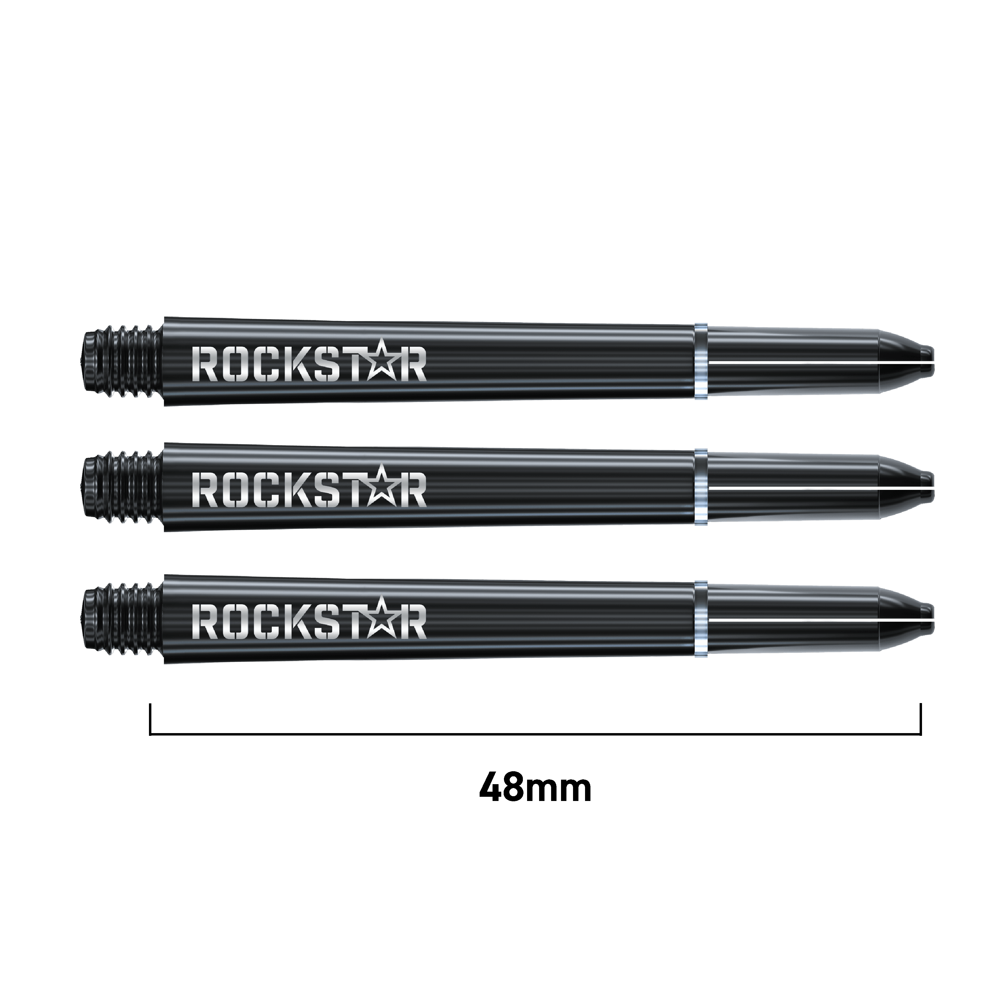 Winmau - Signiture - Joe Cullen Rockstar - Schwarz - Dart Shafts - Direct Darts - 2