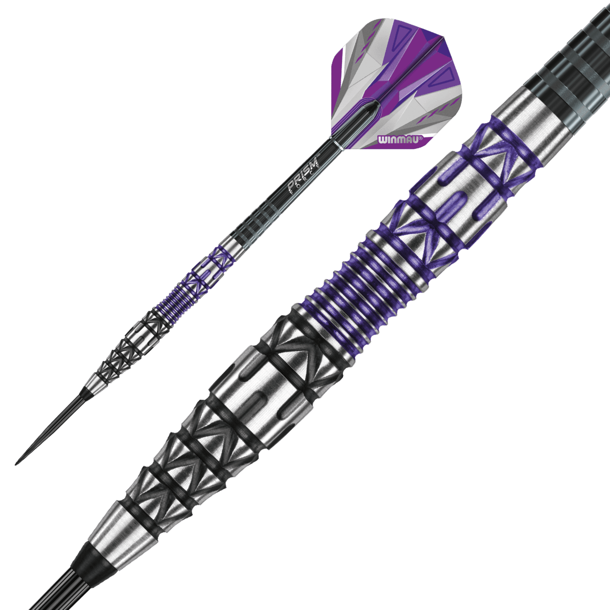 Winmau - Simon Whitlock Schwarz/Lila 90% - Steeldarts - Direct Darts - 1