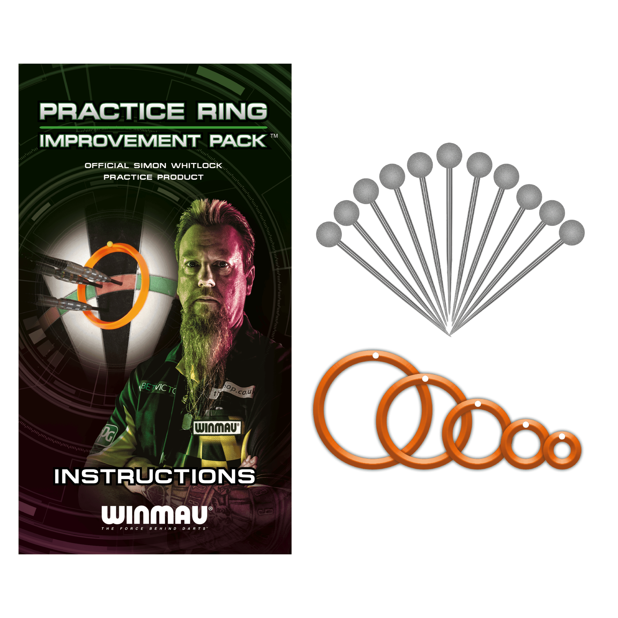 Winmau - Simon Whitlock Trainingsringe - Direct Darts - 1