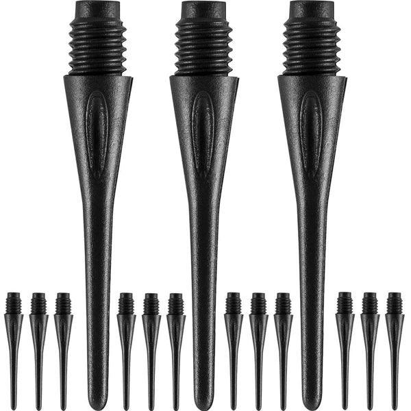 Xqmax - 12 Stück - Schwarz - Softdart Spitzen - Direct Darts - 1