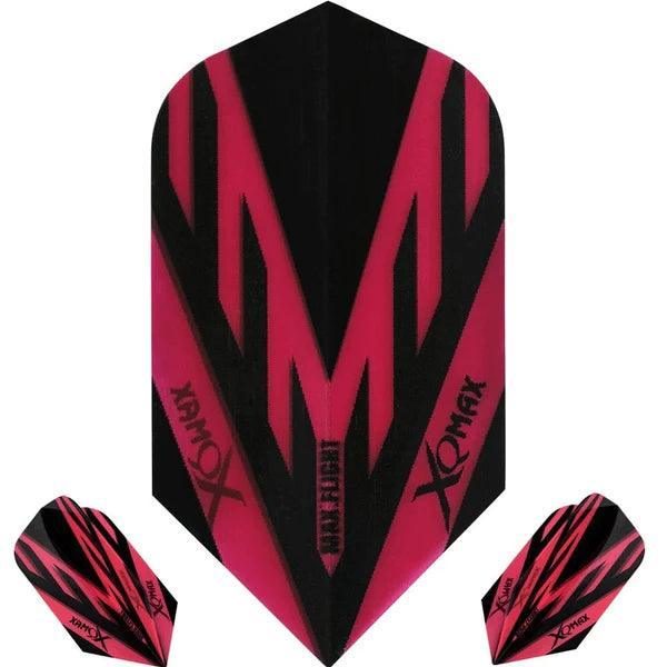 Xqmax - Max Flight - Rot - Slim - 100 Micron - Dart Flights - Direct Darts - 1